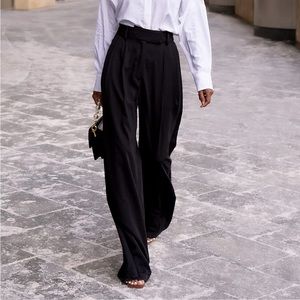 NWT The Drop Women's Standard Black High Waisted Pleated Pant by @Signedblake